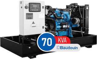 دیزل ژنراتور بادوین 70 کاوا مدل 4M10G70/5